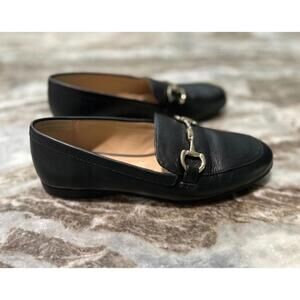 🖤 Alfani Step‑N‑Flex Gayyle Leather Loafers 5.5 VGUC * Stylish Office Comfort